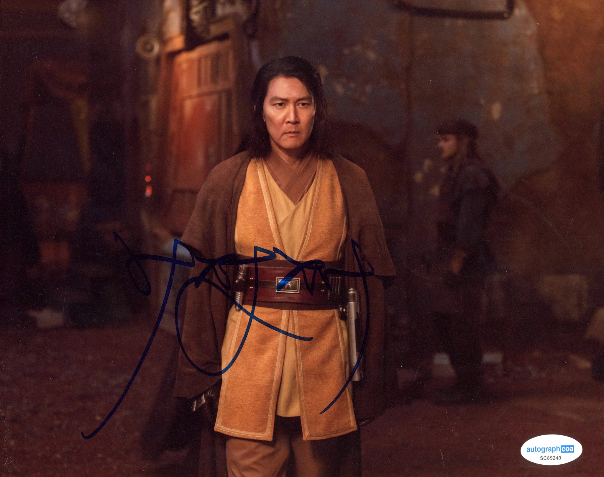 Lee Jung Jae Acolyte Signed Autograph 8x10 Photo ACOA