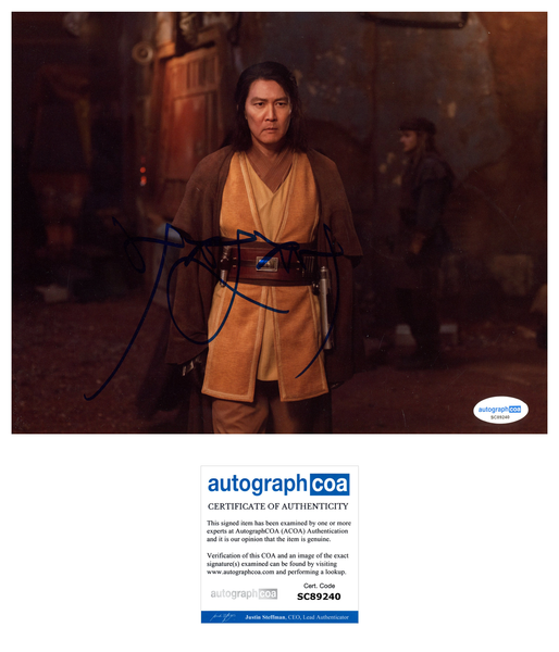 Lee Jung Jae Acolyte Signed Autograph 8x10 Photo ACOA