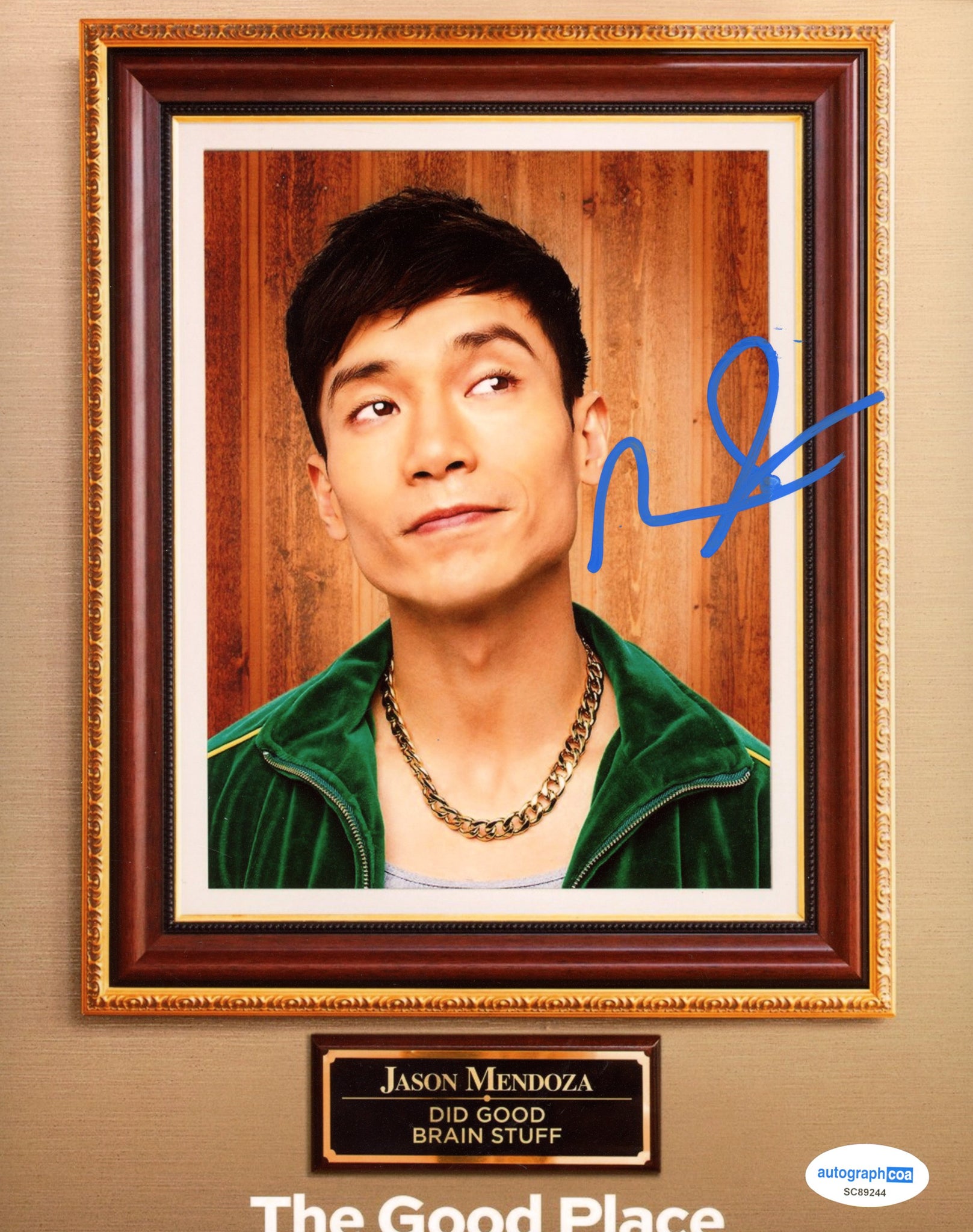 Manny Jacinto Good Place Signed Autograph 8x10 Photo ACOA