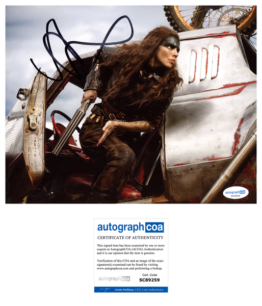 Anya Taylor Joy Furiosa Signed Autograph 8x10 Photo ACOA