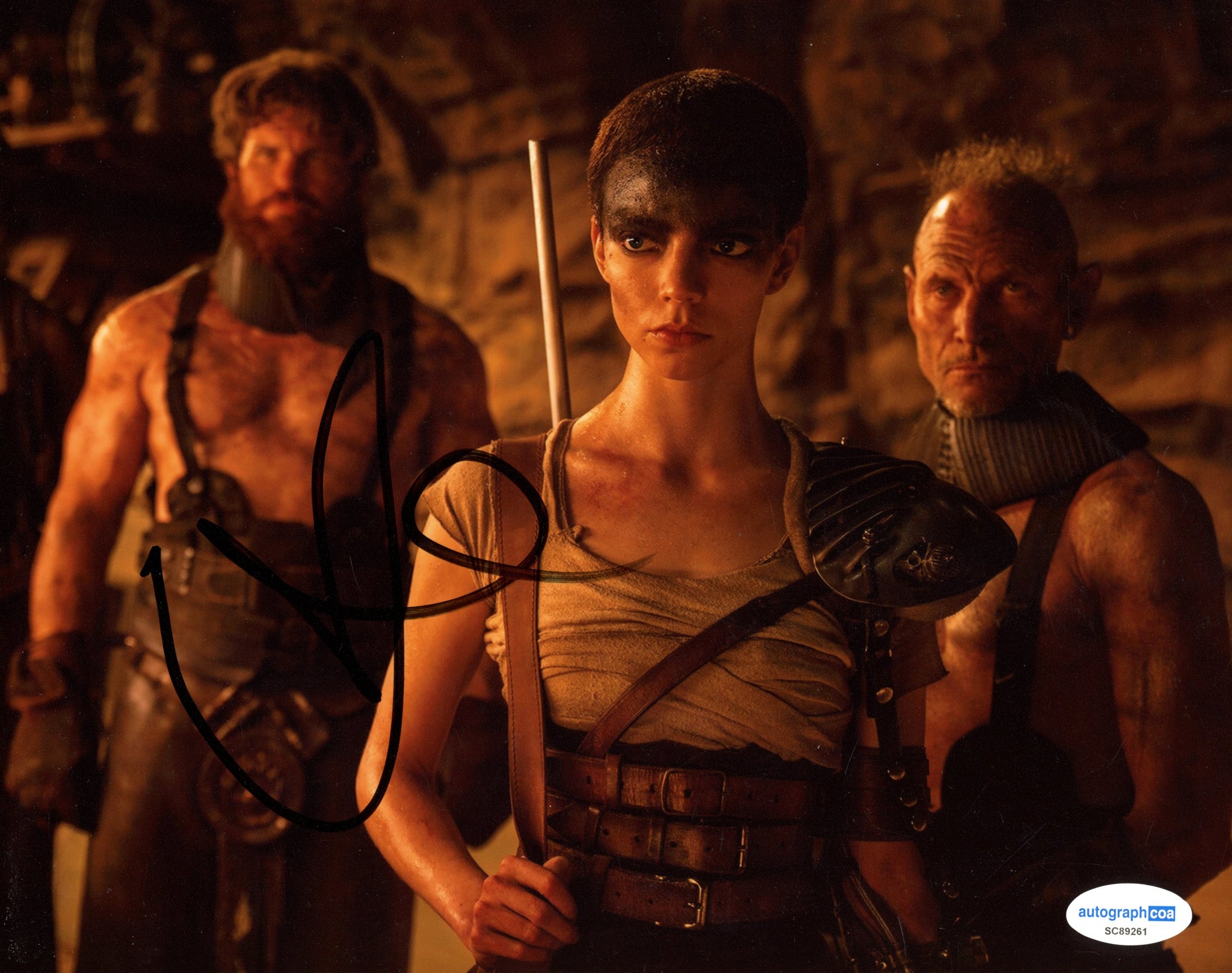 Anya Taylor Joy Furiosa Signed Autograph 8x10 Photo ACOA