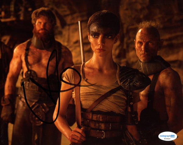 Anya Taylor Joy Furiosa Signed Autograph 8x10 Photo ACOA