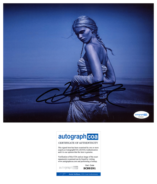 Abbey Lee Kershaw Mad Max Signed Autograph 8x10 Photo ACOA