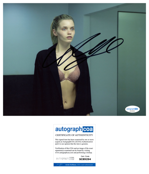 Abbey Lee Kershaw Sexy Signed Autograph 8x10 Photo ACOA