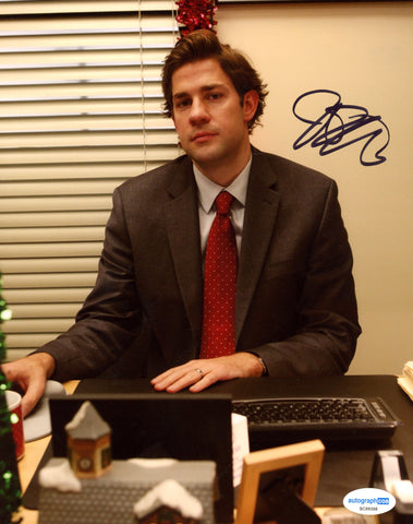 John Krasinski The Office Signed Autograph 8x10 Photo ACOA