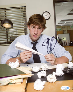 John Krasinski The Office Signed Autograph 8x10 Photo ACOA