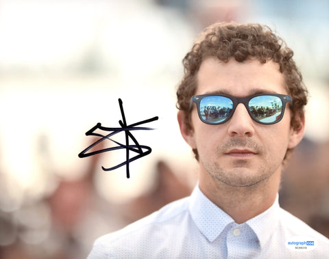 Shia Labeouf Signed Autograph 8x10 Photo ACOA