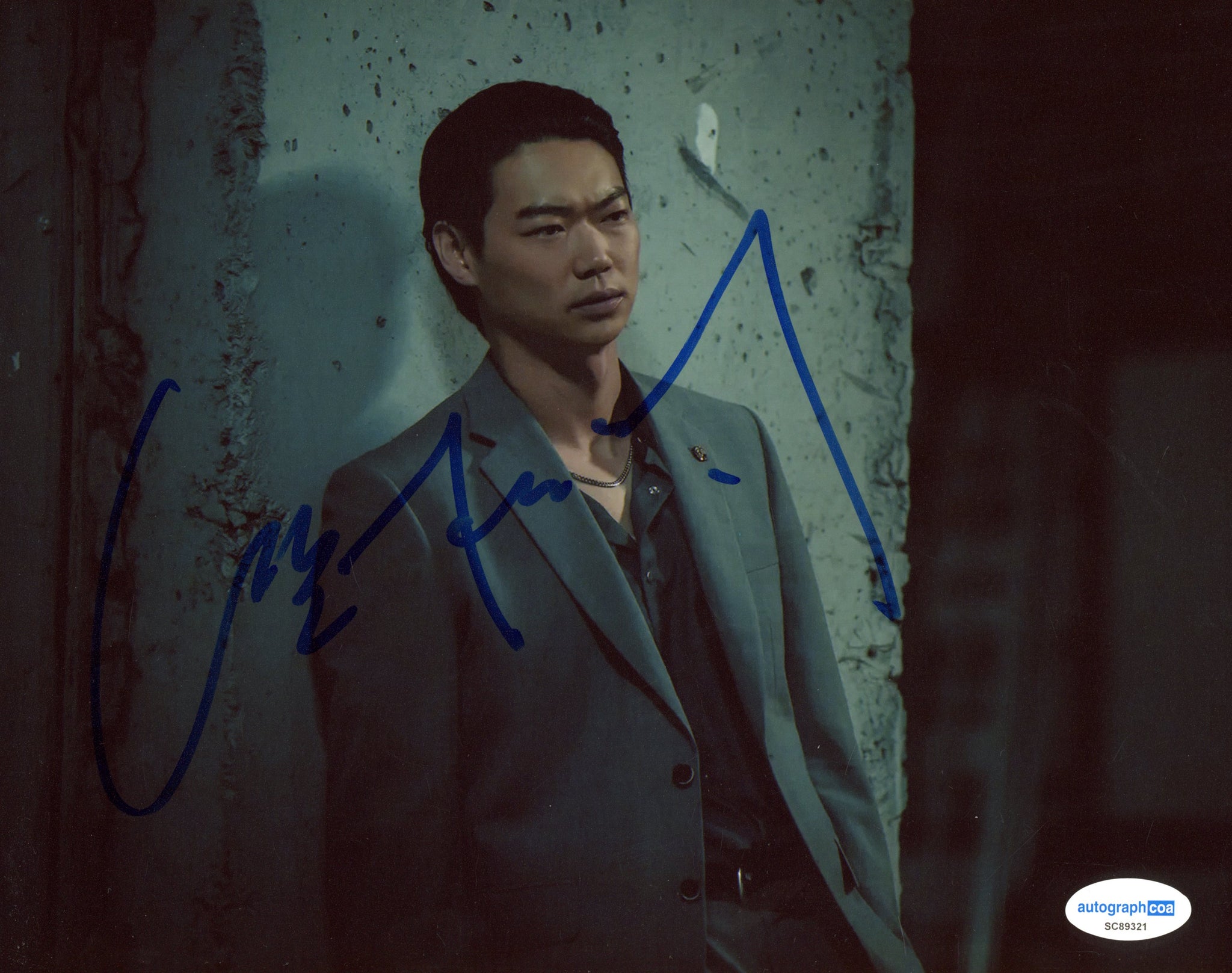 Show Sho Kasamatsu Tokyo Vice Signed Autograph 8x10 Photo ACOA