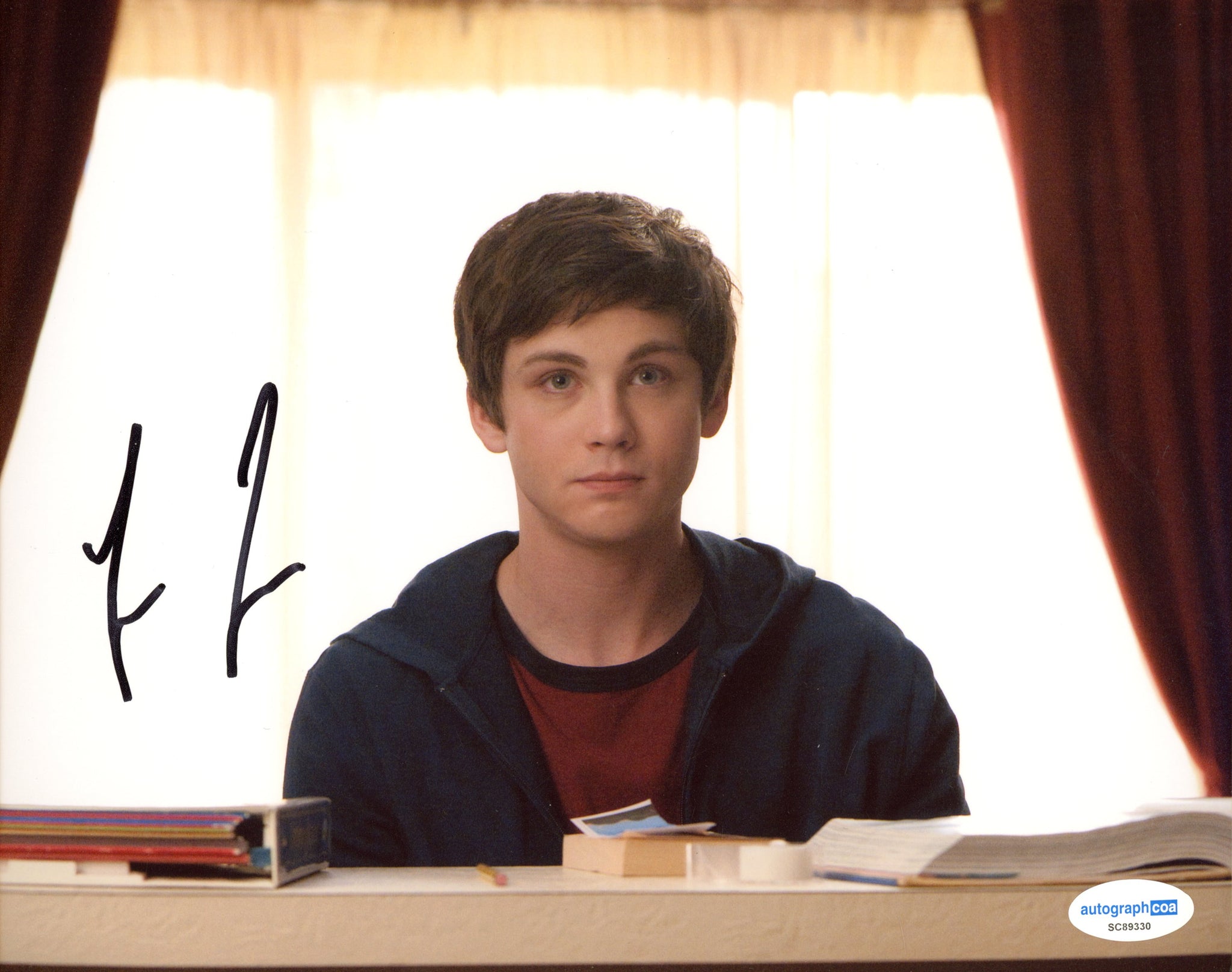 Logan Lerman Perks Signed Autograph 8x10 Photo ACOA