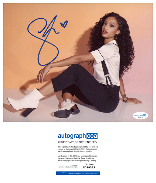 Samantha Logan All American Signed Autograph 8x10 Photo ACOA