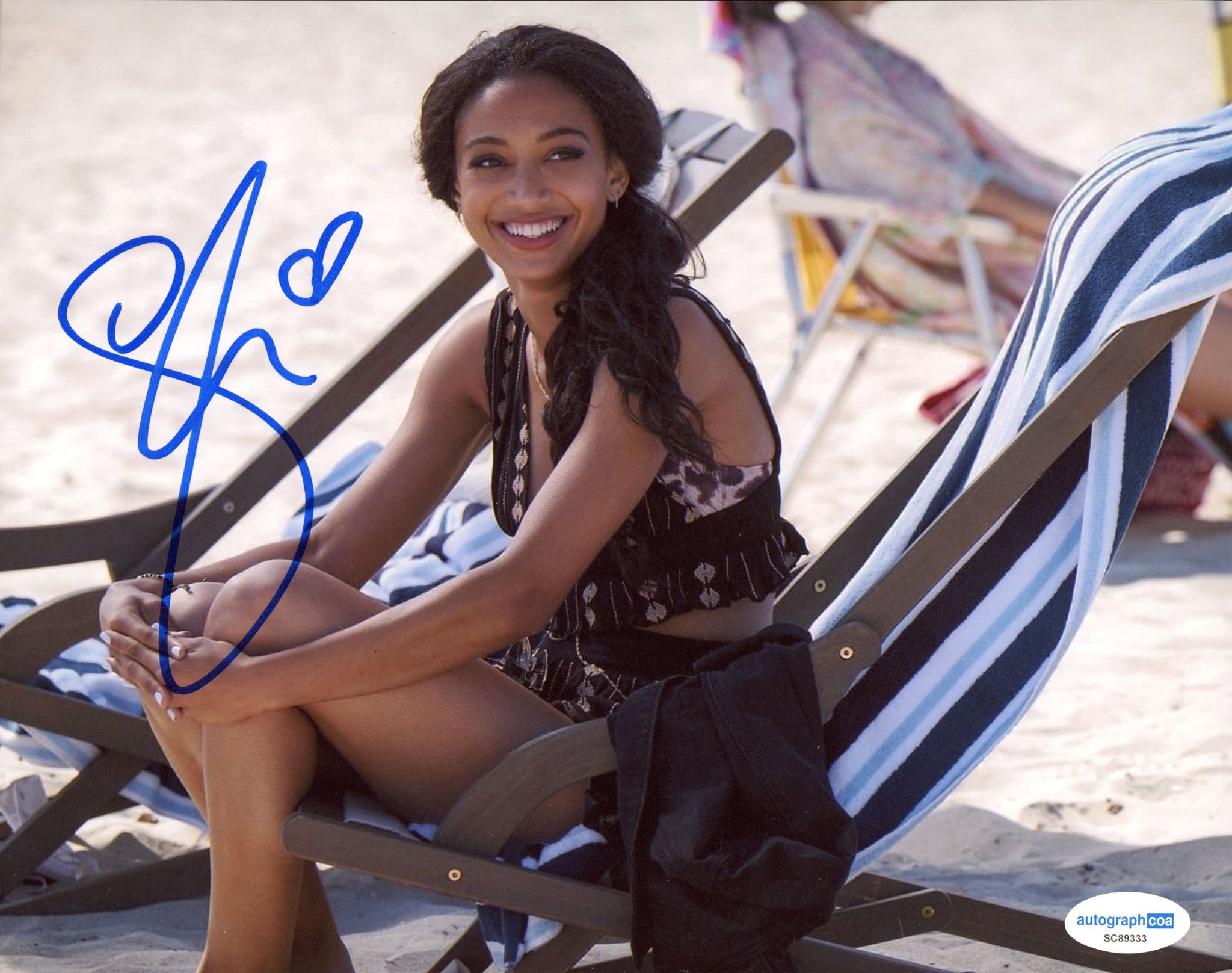 Samantha Logan All American Signed Autograph 8x10 Photo ACOA