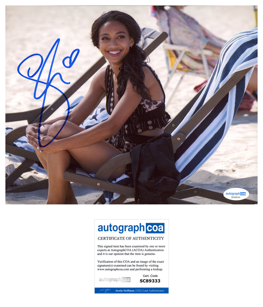 Samantha Logan All American Signed Autograph 8x10 Photo ACOA