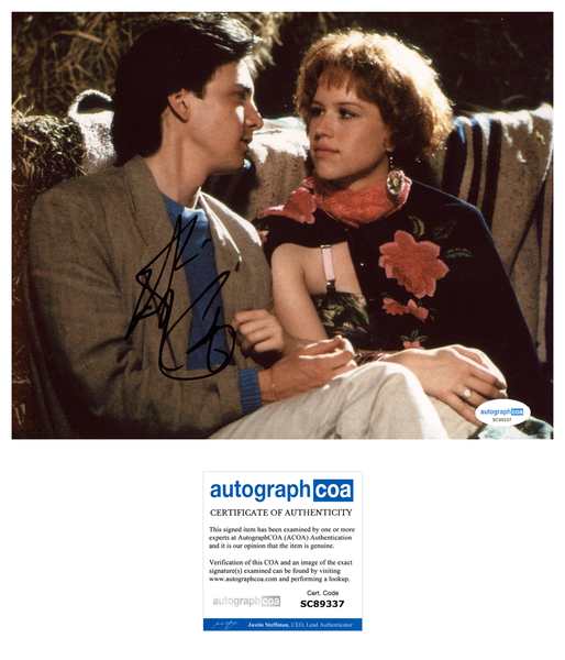 Andrew McCarthy Pretty in Pink Signed Autograph 8x10 Photo ACOA