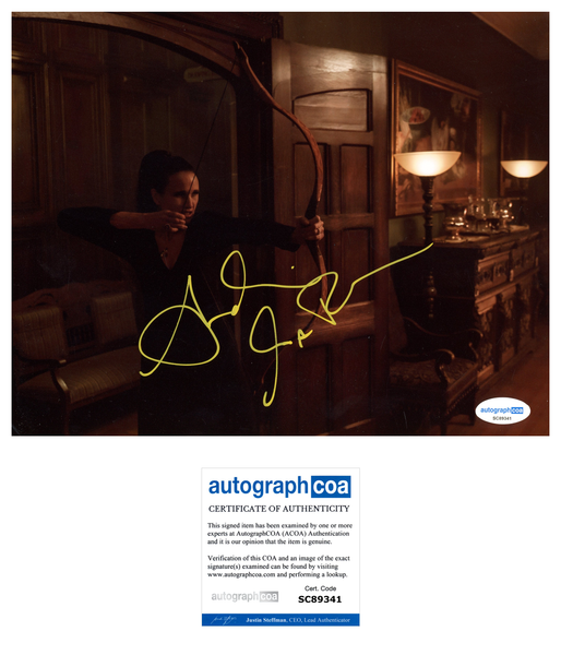 Andie Macdowell Ready or Not Signed Autograph 8x10 Photo ACOA