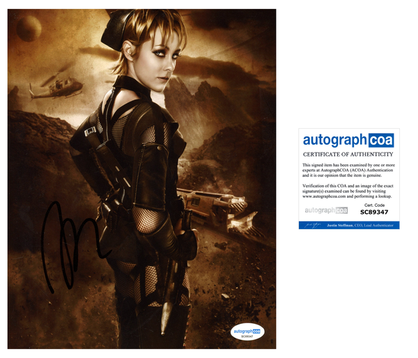 Jena Malone Sucker Punch Signed Autograph 8x10 Photo ACOA