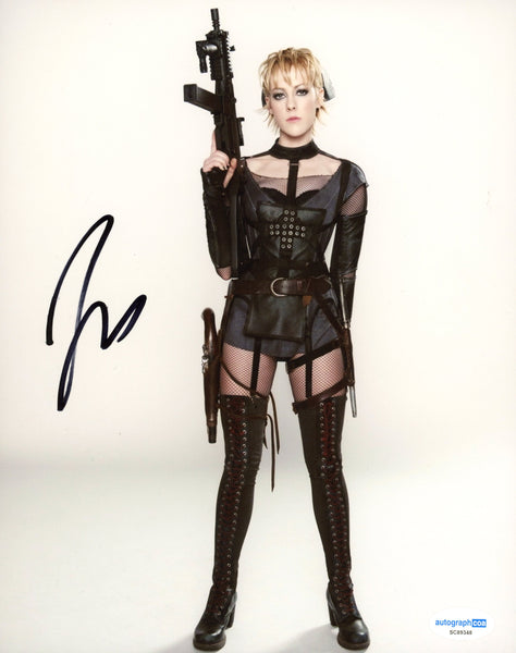 Jena Malone Sucker Punch Signed Autograph 8x10 Photo ACOA