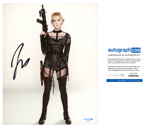 Jena Malone Sucker Punch Signed Autograph 8x10 Photo ACOA