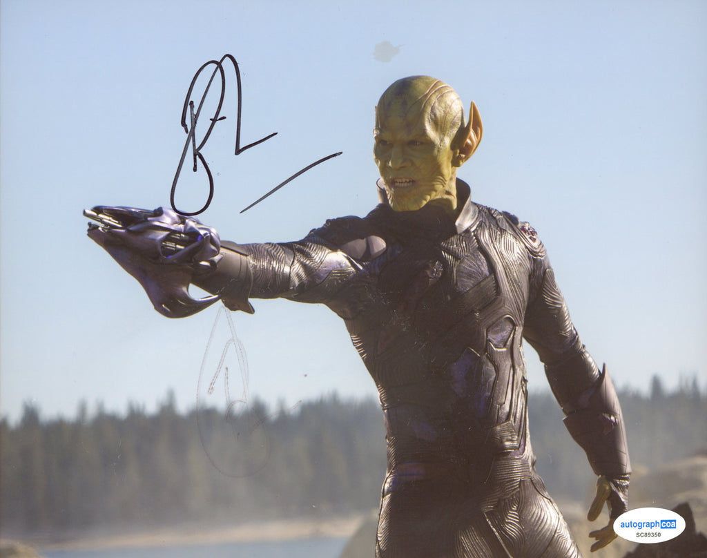 Marvel Autographs Ben Mendelsohn Captain Marvel Signed Autograph 8x10 Photo ACOA | Outlaw ...