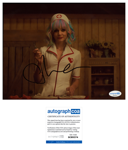 Carey Mulligan Promising Young Woman Signed Autograph 8x10 Photo ACOA