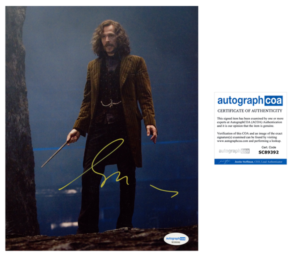 Gary Oldman Harry Potter Signed Autograph 8x10 Photo ACOA