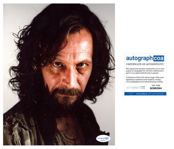 Gary Oldman Harry Potter Signed Autograph 8x10 Photo ACOA