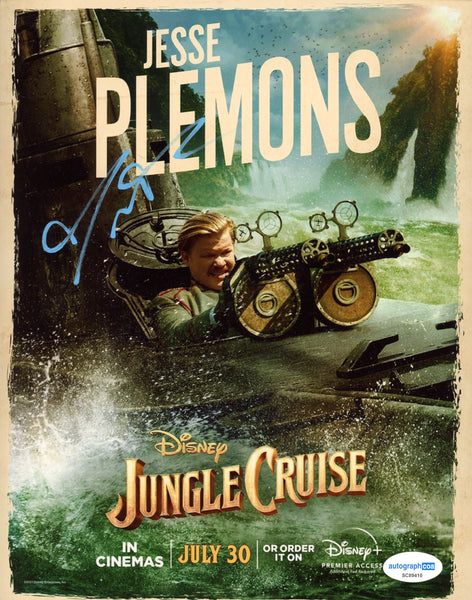 Jesse Plemons Jungle Cruise Signed Autograph 8x10 Photo ACOA