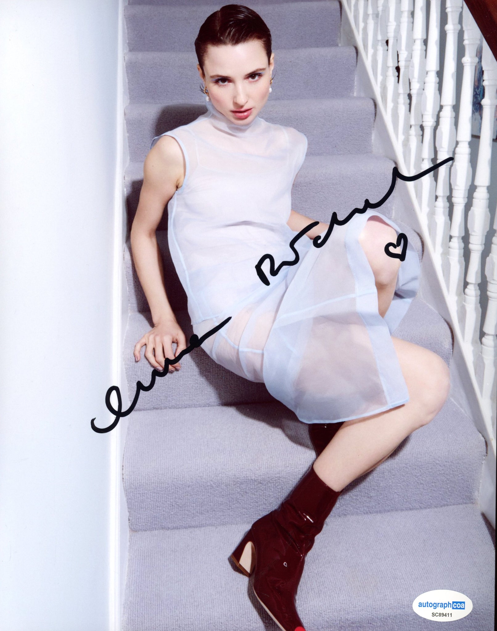 Anna Prochniak Tattooist Signed Autograph 8x10 Photo ACOA