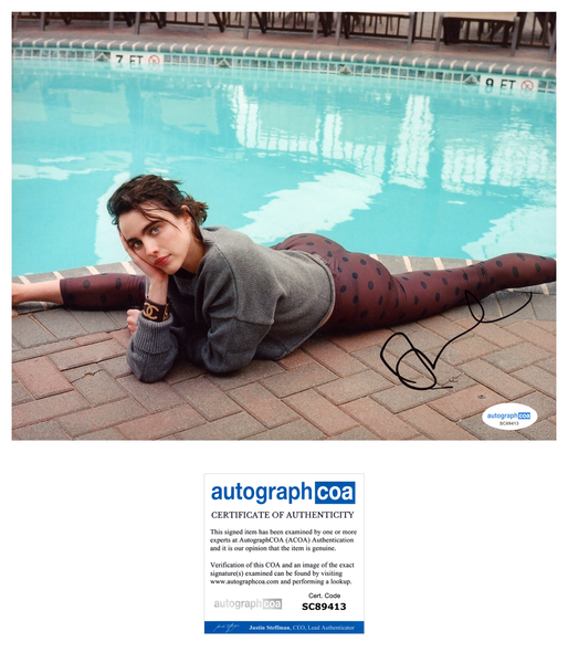 Margaret Qualley Sexy Signed Autograph 8x10 Photo ACOA