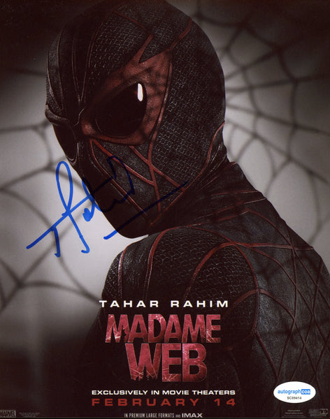 Tahar Rahim Madame Web Signed Autograph 8x10 Photo ACOA