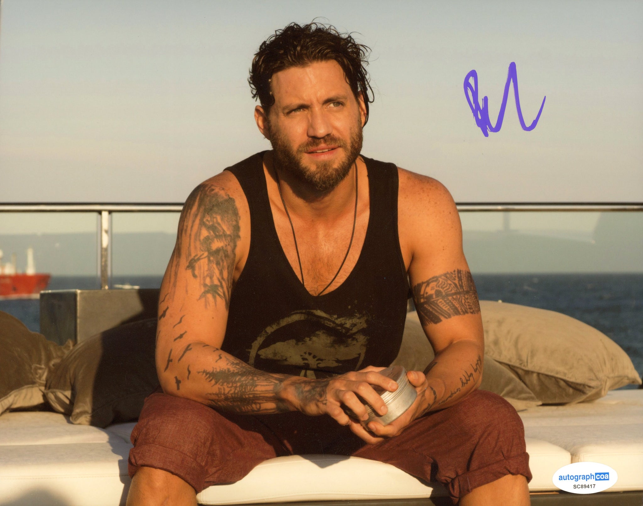 Edgar Ramirez Point Break Signed Autograph 8x10 Photo ACOA