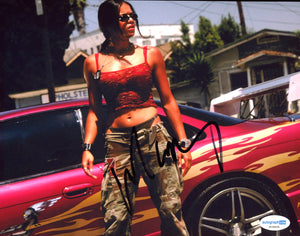 Michelle Rodriguez Fast and Furious Signed Autograph 8x10 Photo ACOA