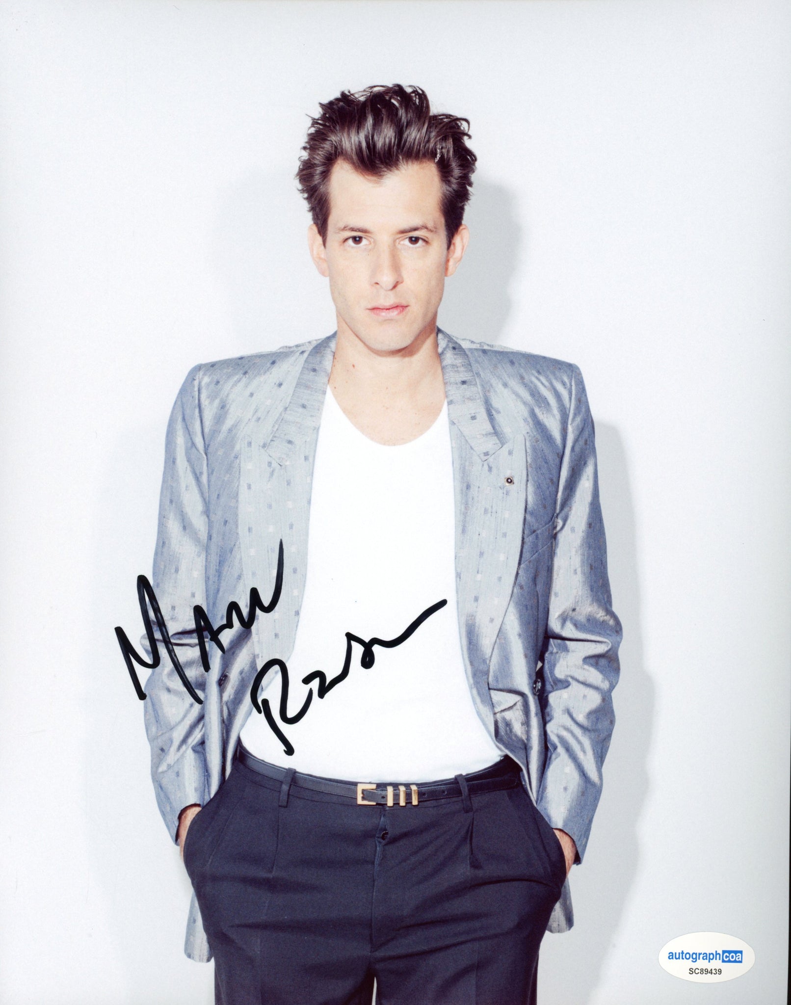 Mark Ronson Signed Autograph 8x10 Photo ACOA