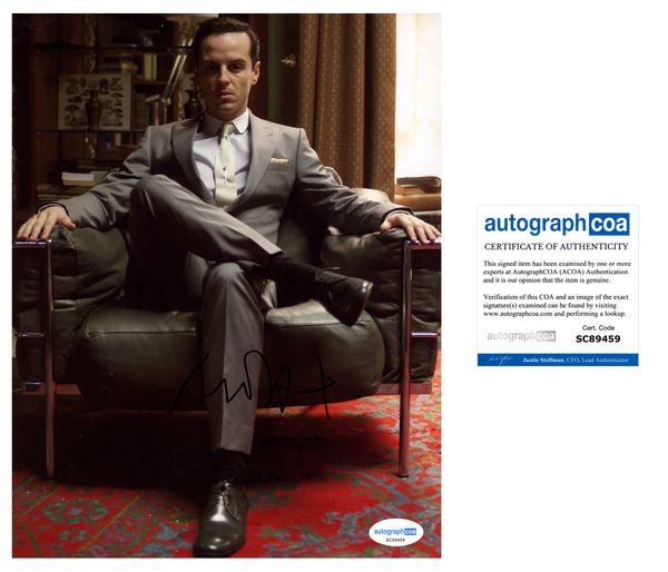 Andrew Scott Sherlock Signed Autograph 8x10 Photo ACOA