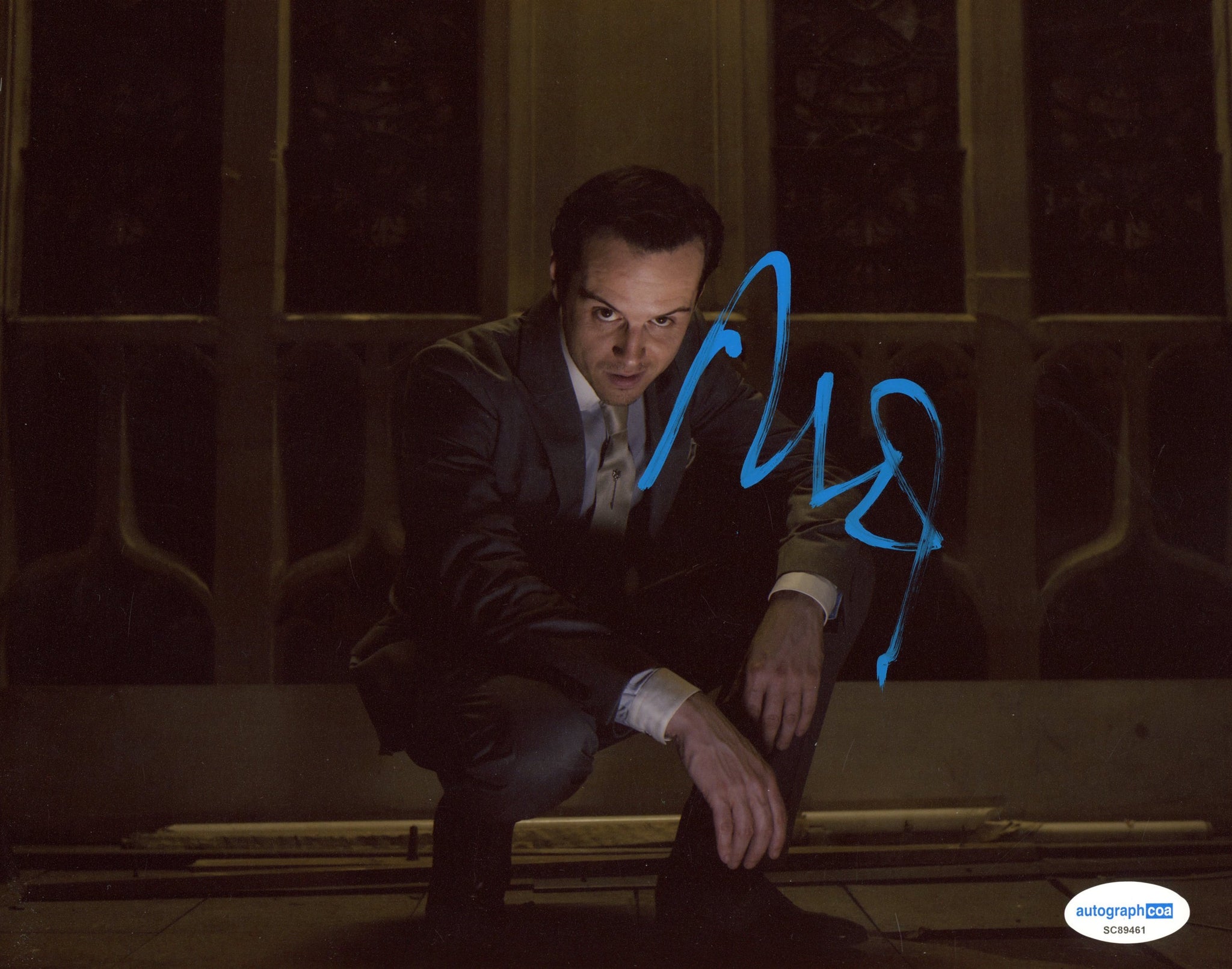 Andrew Scott Sherlock Signed Autograph 8x10 Photo ACOA