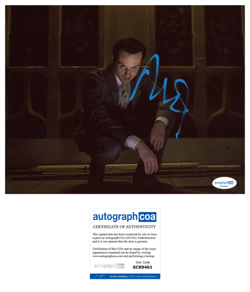 Andrew Scott Sherlock Signed Autograph 8x10 Photo ACOA