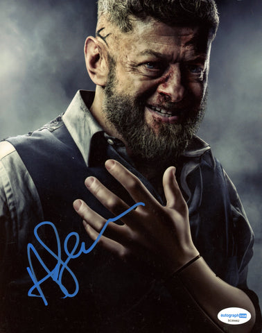 Andy Serkis Black Panther Signed Autograph 8x10 Photo ACOA