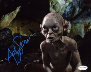 Andy Serkis Lord of the Rings Signed Autograph 8x10 Photo ACOA