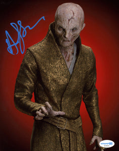 Andy Serkis Star Wars Signed Autograph 8x10 Photo ACOA