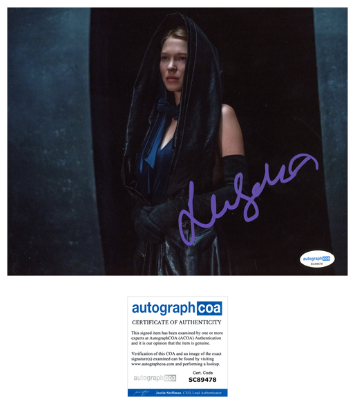 Lea seydoux Dune 2 Signed Autograph 8x10 Photo ACOA