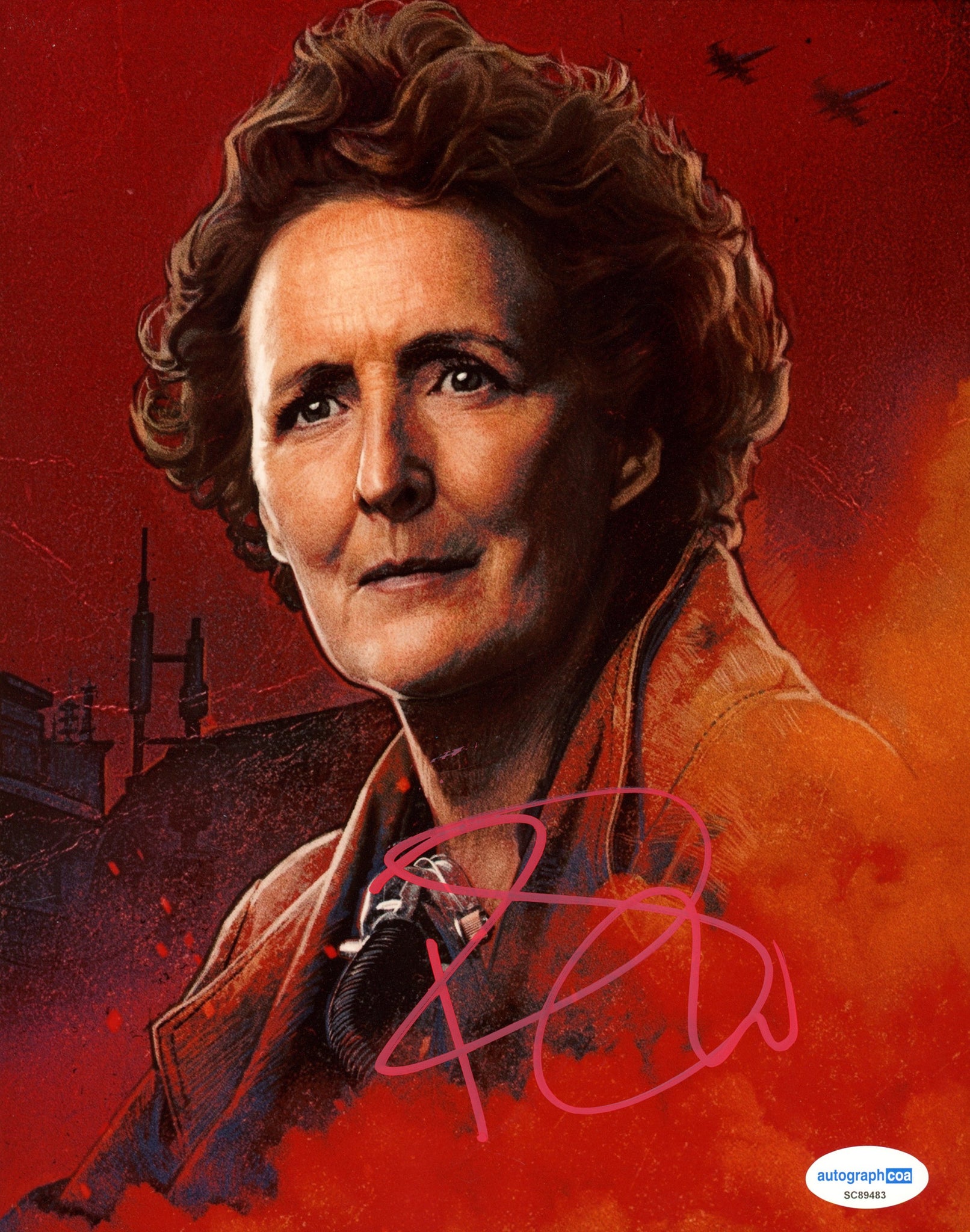 Fiona Shaw Andor Signed Autograph 8x10 Photo ACOA