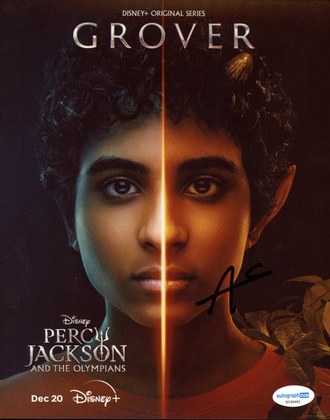 Aryan Simhadri Percy Jackson Signed Autograph 8x10 Photo ACOA