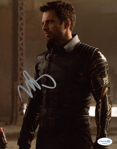 Sebastian Stan Winter Soldier Avengers Signed Autograph 8x10 Photo ACOA