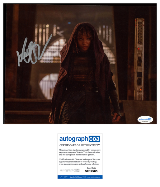 Amandla Stenberg Acolyte Signed Autograph 8x10 Photo ACOA