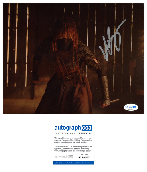 Amandla Stenberg Acolyte Signed Autograph 8x10 Photo ACOA