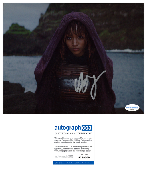 Amandla Stenberg Acolyte Signed Autograph 8x10 Photo ACOA