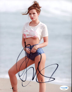 Bella Thorne Sexy Signed Autograph 8x10 Photo ACOA