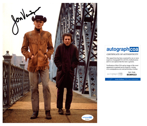 Jon Voight Midnight Cowboy Signed Autograph 8x10 Photo ACOA