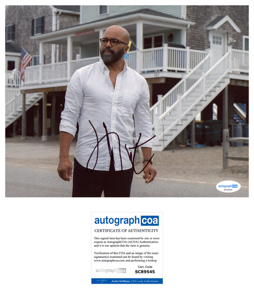 Jeffrey Wright American Fiction Signed Autograph 8x10 Photo ACOA