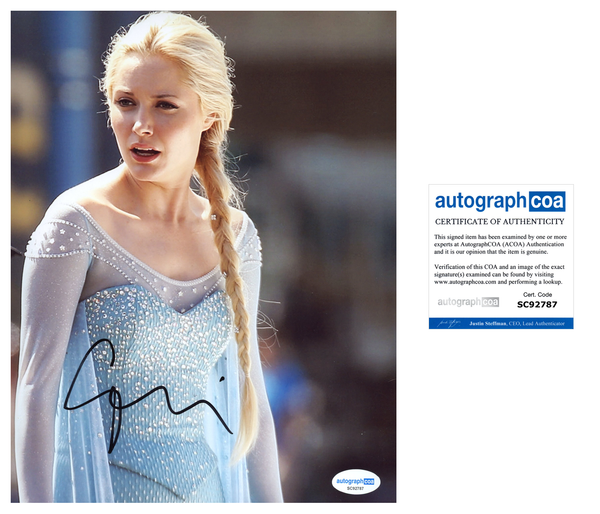 Georgina Haig Once Upon A Time Signed Autograph 8x10 Photo ACOA