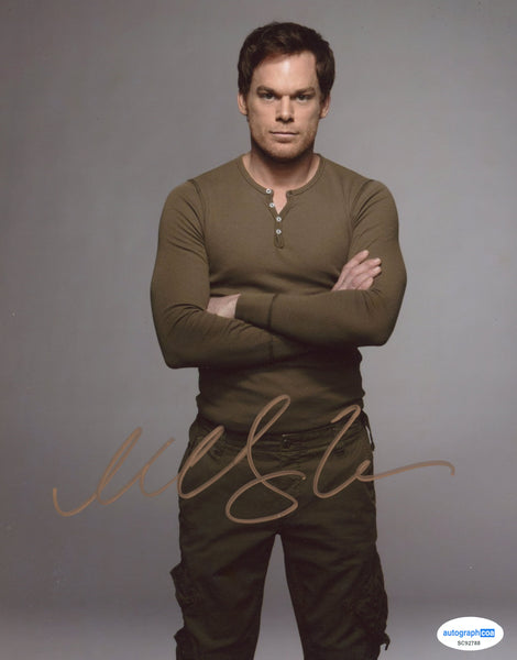 Michael C Hall Dexter Signed Autograph 8x10 Photo ACOA